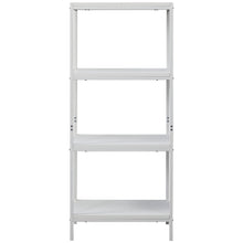 Load image into Gallery viewer, Caffoz 4-Tier Transitional Wood Bookshelf with Open Shelves White