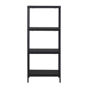 Caffoz 4-Tier Transitional Wood Bookshelf with Open Shelves White