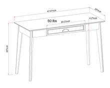 Load image into Gallery viewer, Newport Series Golden Oak Writing Desk with USB Hub