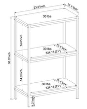 Load image into Gallery viewer, Brooklyn Series Oak Brown 3 Tier Bookcase