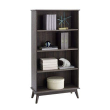 Load image into Gallery viewer, Newport Series Smoke Oak 4 Tier Bookcase