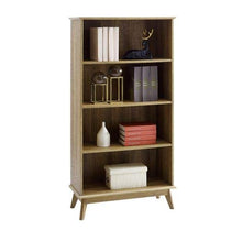 Load image into Gallery viewer, Newport Series Golden Oak 4 Tier Bookcase