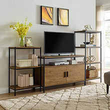 Load image into Gallery viewer, Brooklyn Series Oak Brown 4 Tier Bookshelf