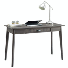 Load image into Gallery viewer, Newport Series Smoke Oak Writing Desk with USB Hub