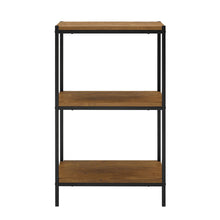 Load image into Gallery viewer, Brooklyn Series Oak Brown 3 Tier Bookcase