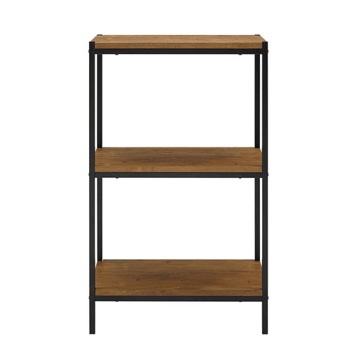 Brooklyn Series Oak Brown 3 Tier Bookcase