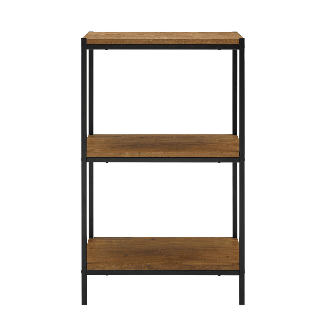 Brooklyn Series Oak Brown 3 Tier Bookcase