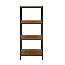 Load image into Gallery viewer, Brooklyn Series Oak Brown 4 Tier Bookshelf