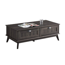 Load image into Gallery viewer, Newport Series Smoke Oak Coffee Table with Drawers