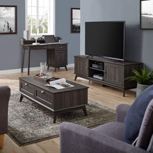 Load image into Gallery viewer, Newport Series Smoke Oak Coffee Table with Drawers