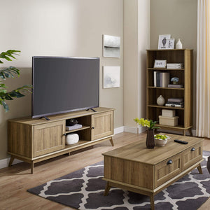 Newport Series Golden Oak Coffee Table with Drawers