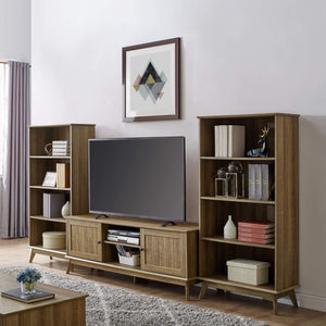 Newport Series Golden Oak 4 Tier Bookcase