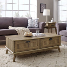 Load image into Gallery viewer, Newport Series Golden Oak Coffee Table with Drawers