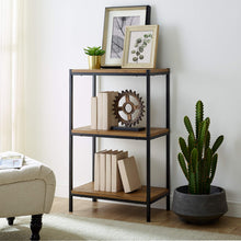 Load image into Gallery viewer, Brooklyn Series Oak Brown 3 Tier Bookcase