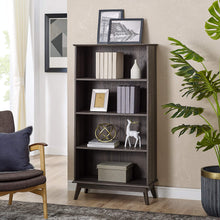 Load image into Gallery viewer, Newport Series Smoke Oak 4 Tier Bookcase